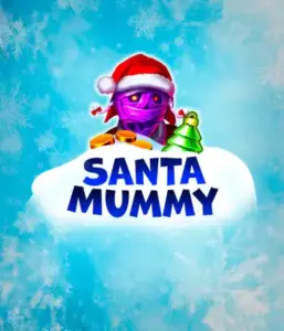  Откройте для себя уникальный слот "Santa Mummy" от Belatra, где мумия в костюме Санты добавляет веселья в праздники. На изображении представлена мумия, одетая в костюм Санты, окруженная синими морозными узорами. Она приносит атмосферу зимних праздников. Название игры "Santa Mummy" изображено крупными белыми буквами на голубом облаке.